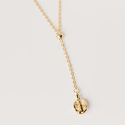 Gold Coffee Bean Necklace